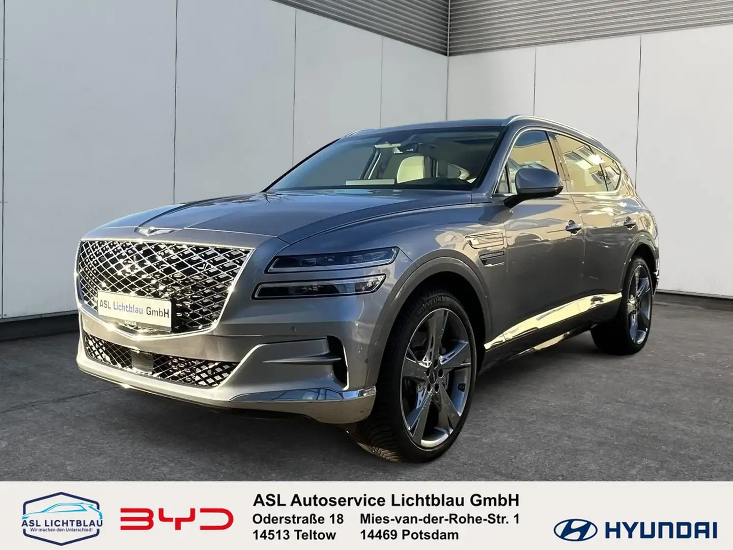 Genesis GV80 CRDi 3.0 AWD PREMIUM 5-Sitzer Glasdach & Techni... Silber - 1