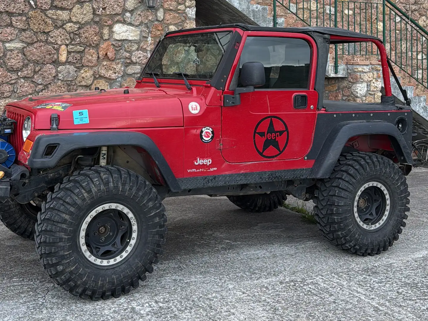 Jeep Wrangler Wrangler Hard Top 4.0 Sport c/abs,CL Rosso - 1