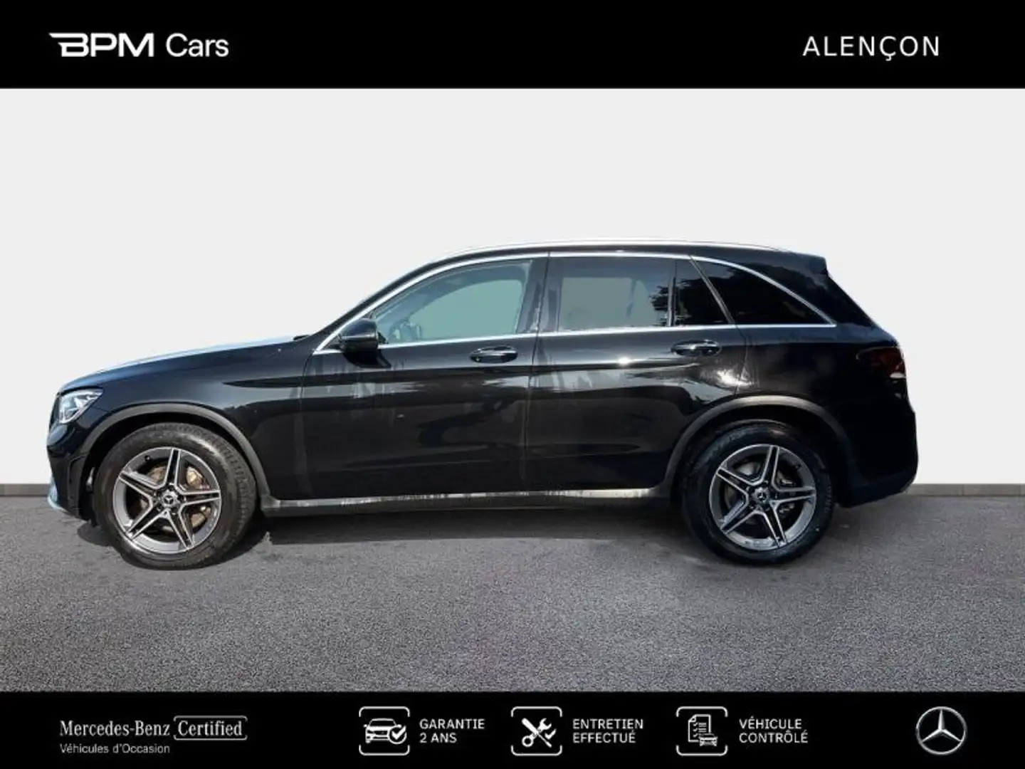 Mercedes-Benz GLC 220 220 d 194ch AMG Line 4Matic 9G-Tronic Noir - 2