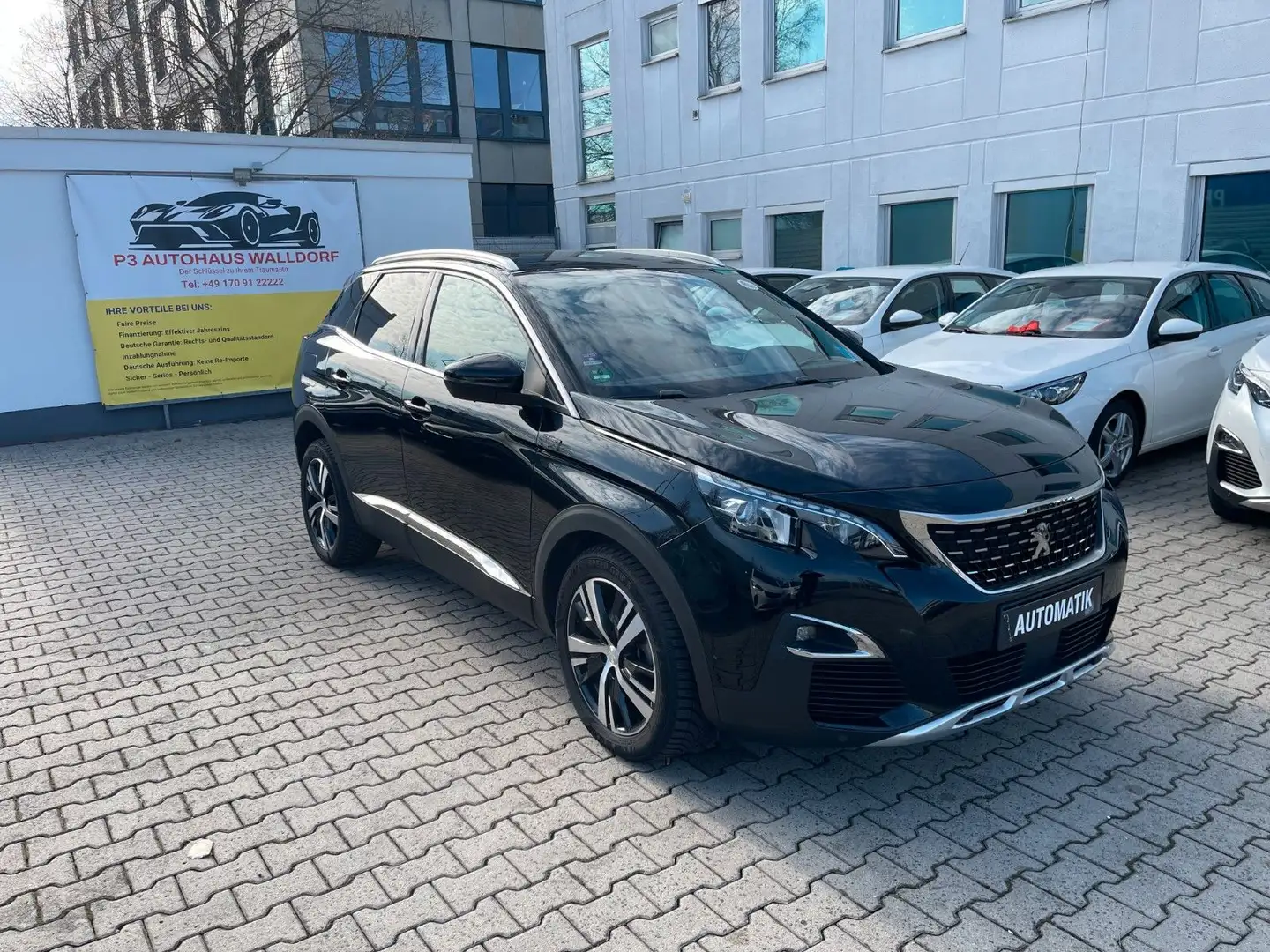 Peugeot 3008 Allure GT-LINE*Navi*Kamera*Leder*AUT*1.Hand Negro - 1