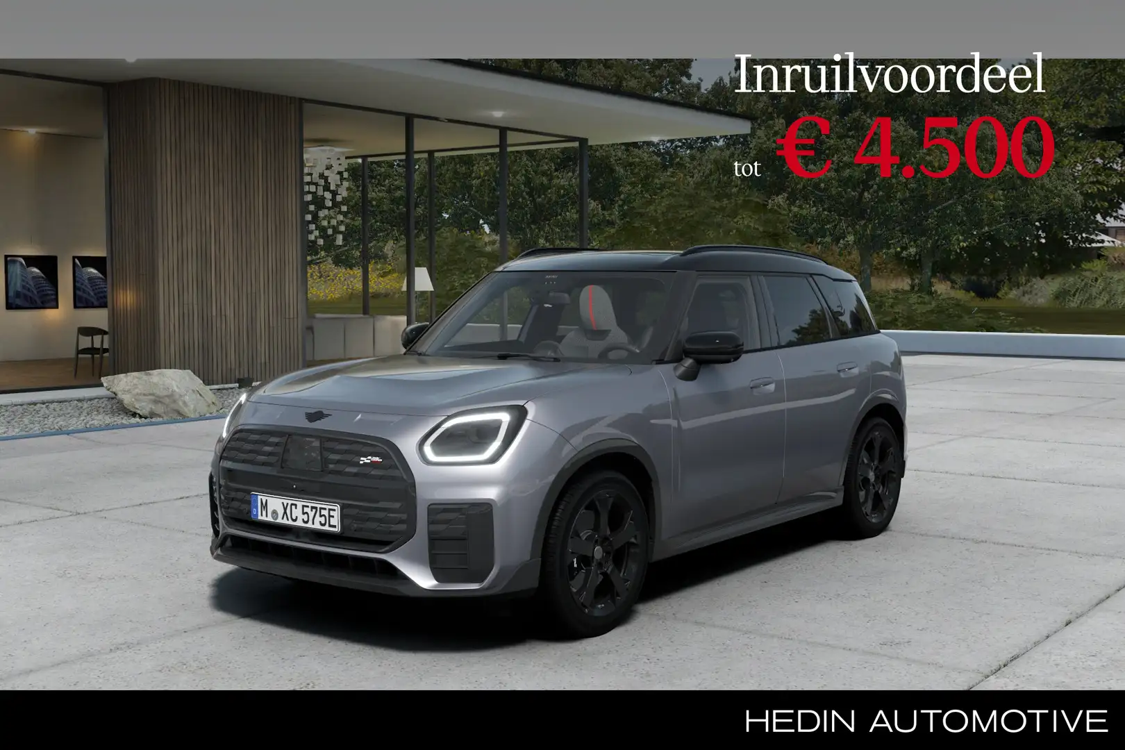 MINI John Cooper Works Countryman Mini E JCW Trim 66.5 kWh | Pakket L | Glazen panor Zilver - 1