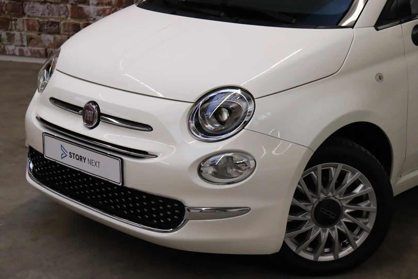 Fiat 500C 1.2 Lounge Cabrio / Navigatie / Parkeersensoren / Blanc - 2