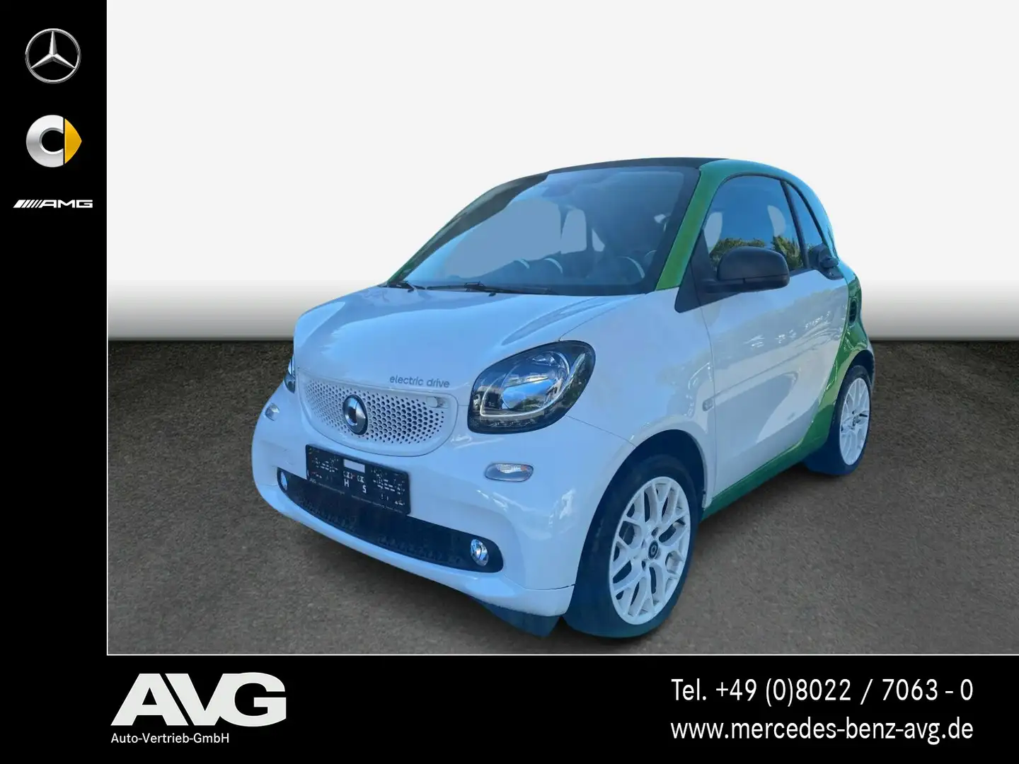 smart forTwo smart fortwo ED Cool & Audio/Sitzhzg/4,6kW-Lader Blanc - 1