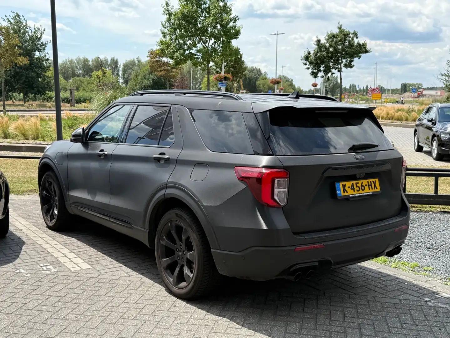 Ford Explorer 3.0 V6 E.B. PHEV ST-Line | Mat Zwart gewrapt | 21 Noir - 2
