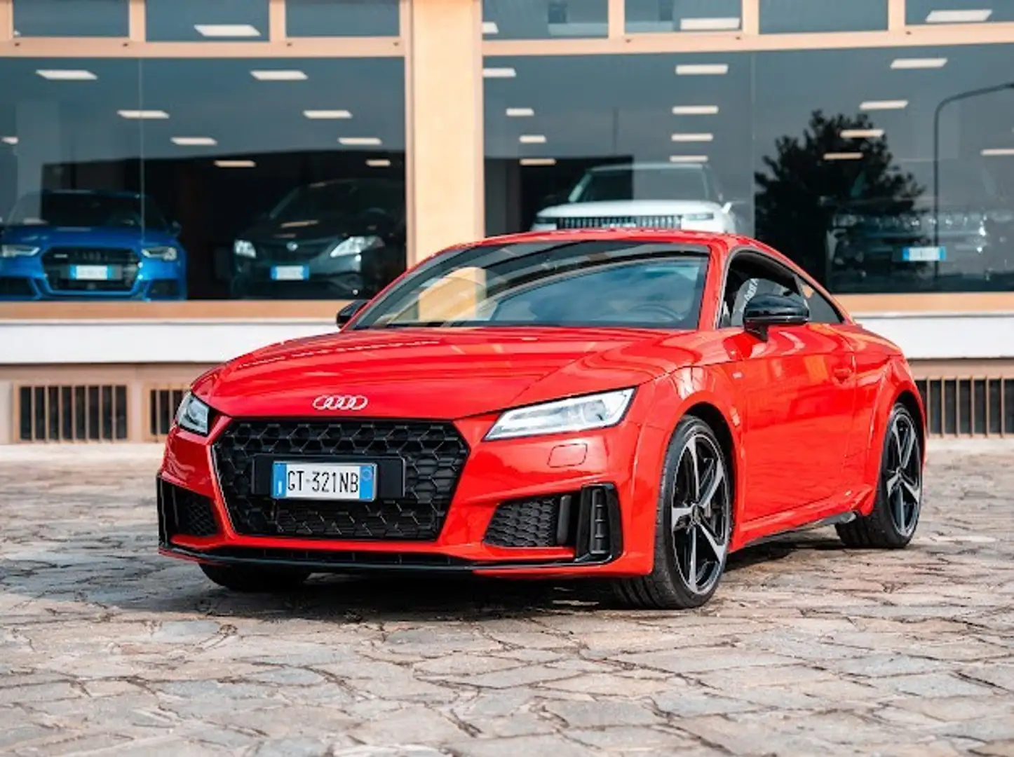 Audi TT Coupé 45 TFSI quattro S tronic Garanz. AUDI UFF Rosso - 1