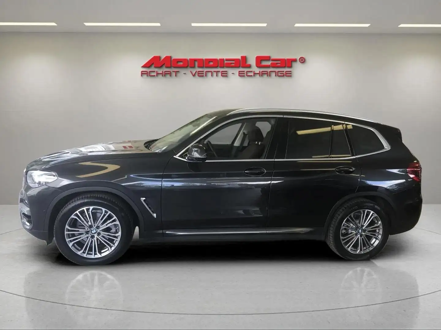 BMW X3 X3 2.0iA xDrive Luxury Line-Pano-Cuir-60.000 Kms Gris - 2