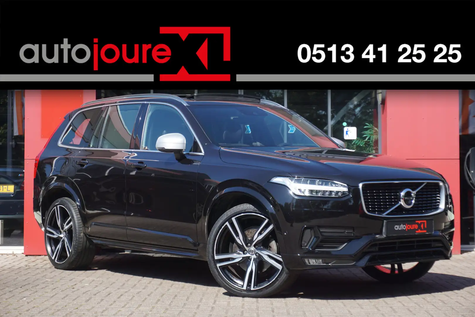 Volvo XC90 2.0 T5 AWD Inscription | Origineel NL | 7-Pers | L Zwart - 1