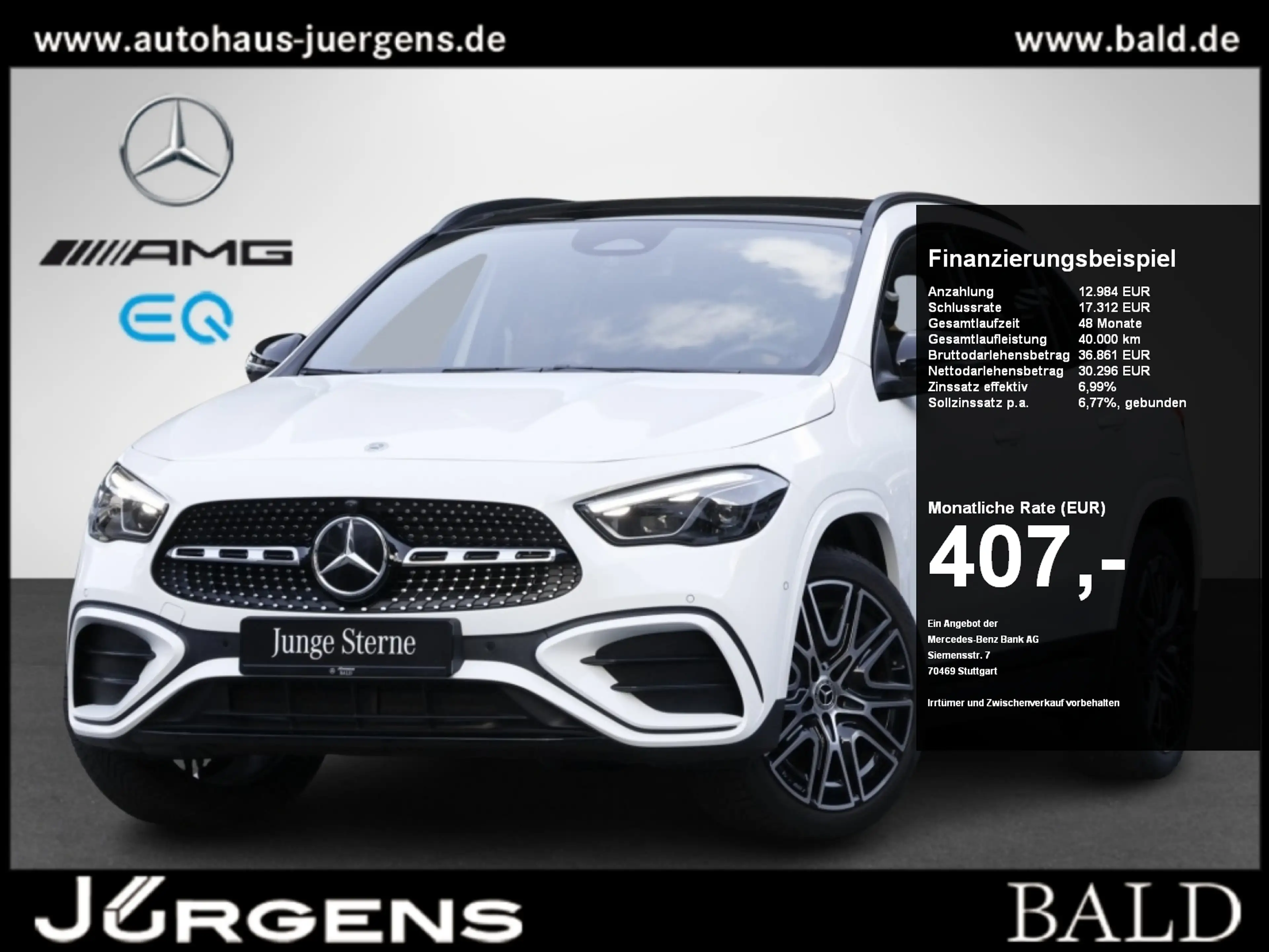 Mercedes-Benz GLA 220 d 4M AMG-Sport/Special/Pano/AHK/MLB/20"