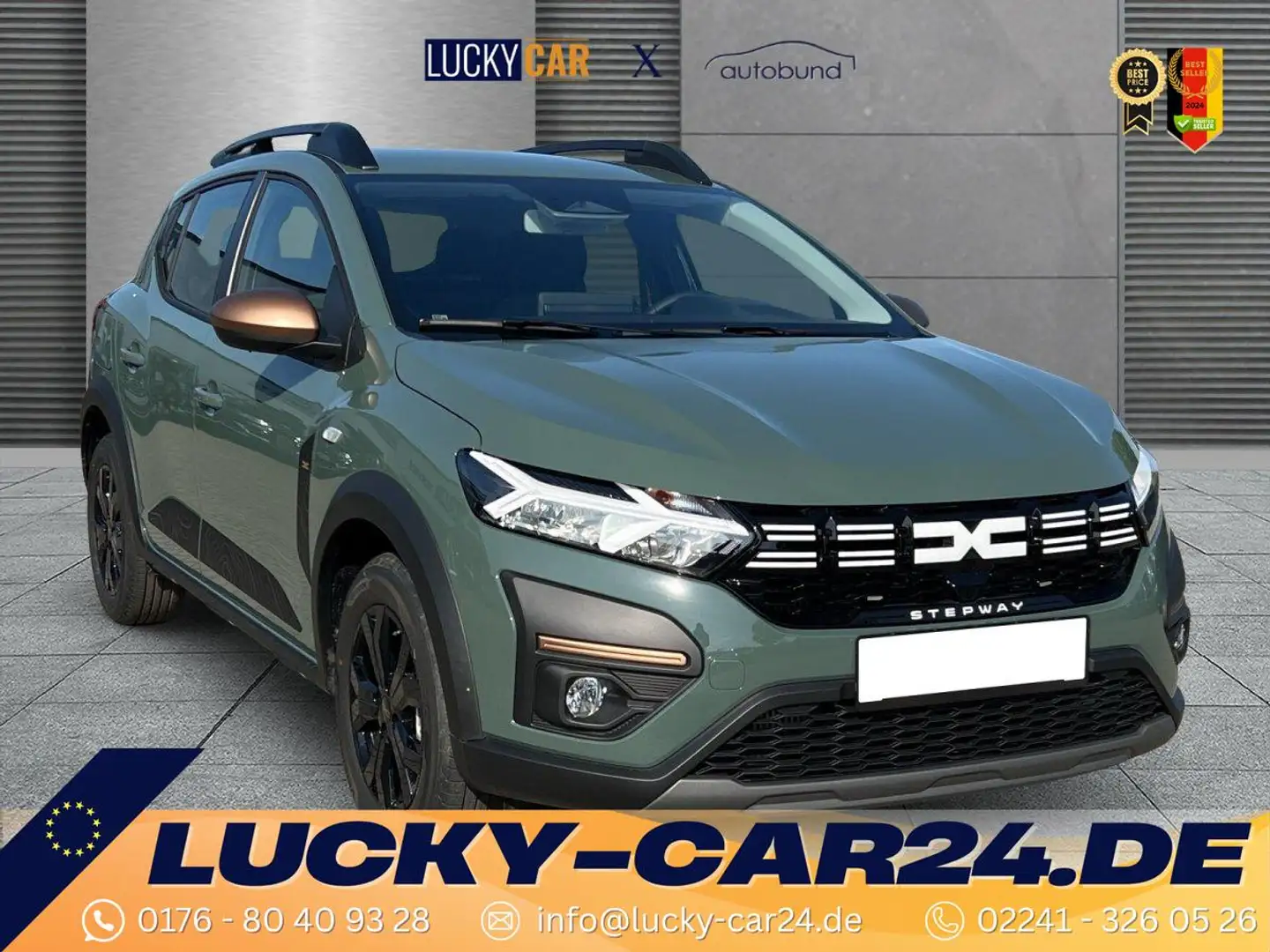 Dacia Sandero Stepway Extreme SHZ TCe 90 CVT 67 kW (91 PS), A... Gris - 1