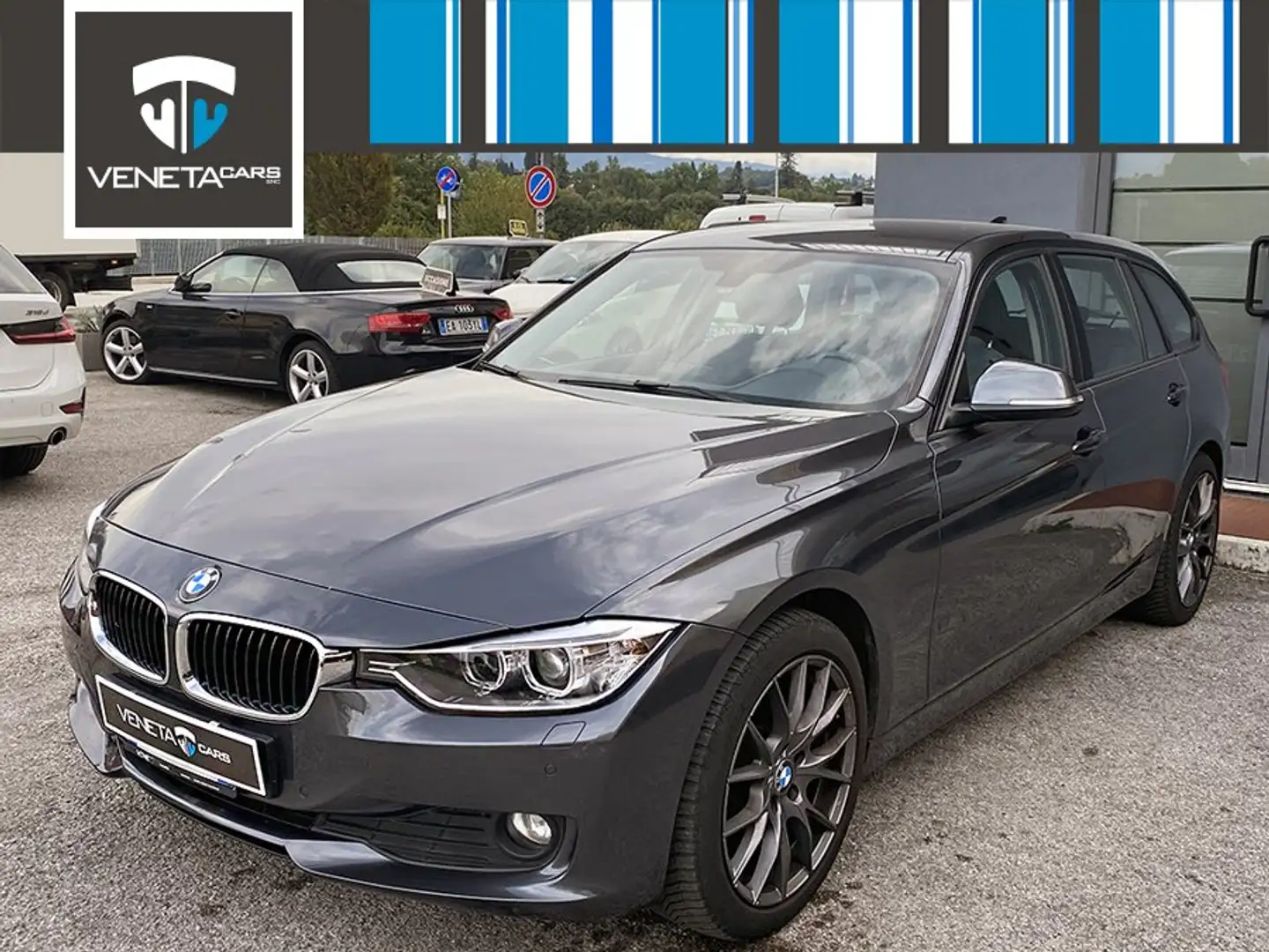 BMW 320 dA Touring Efficient Dynamics 184 cv - mod. sport Gris - 1