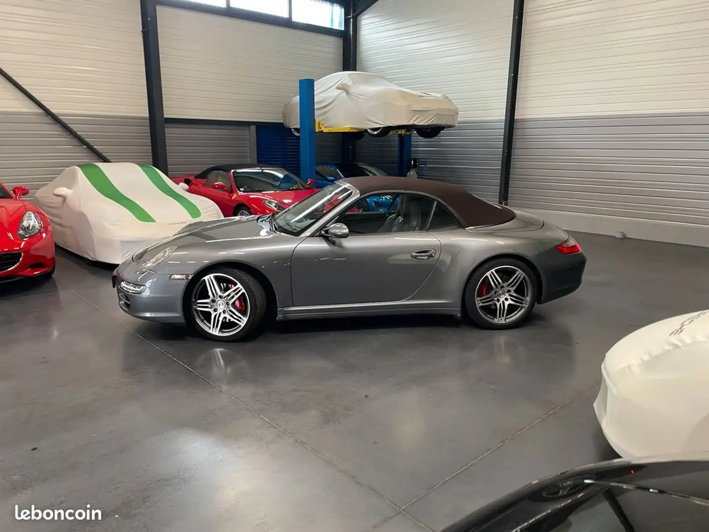 Porsche 997 997 Carrera 4S Cabriolet 355 cv Entretien Régulier Gris - 2
