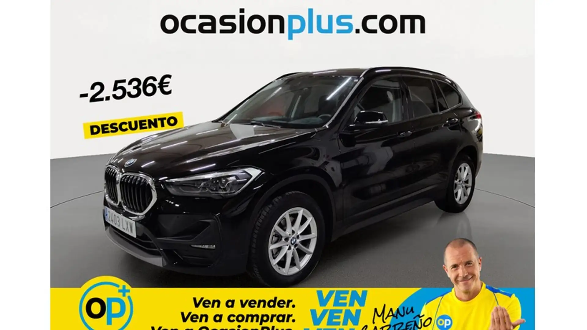 BMW X1 sDrive 18dA Negro - 1