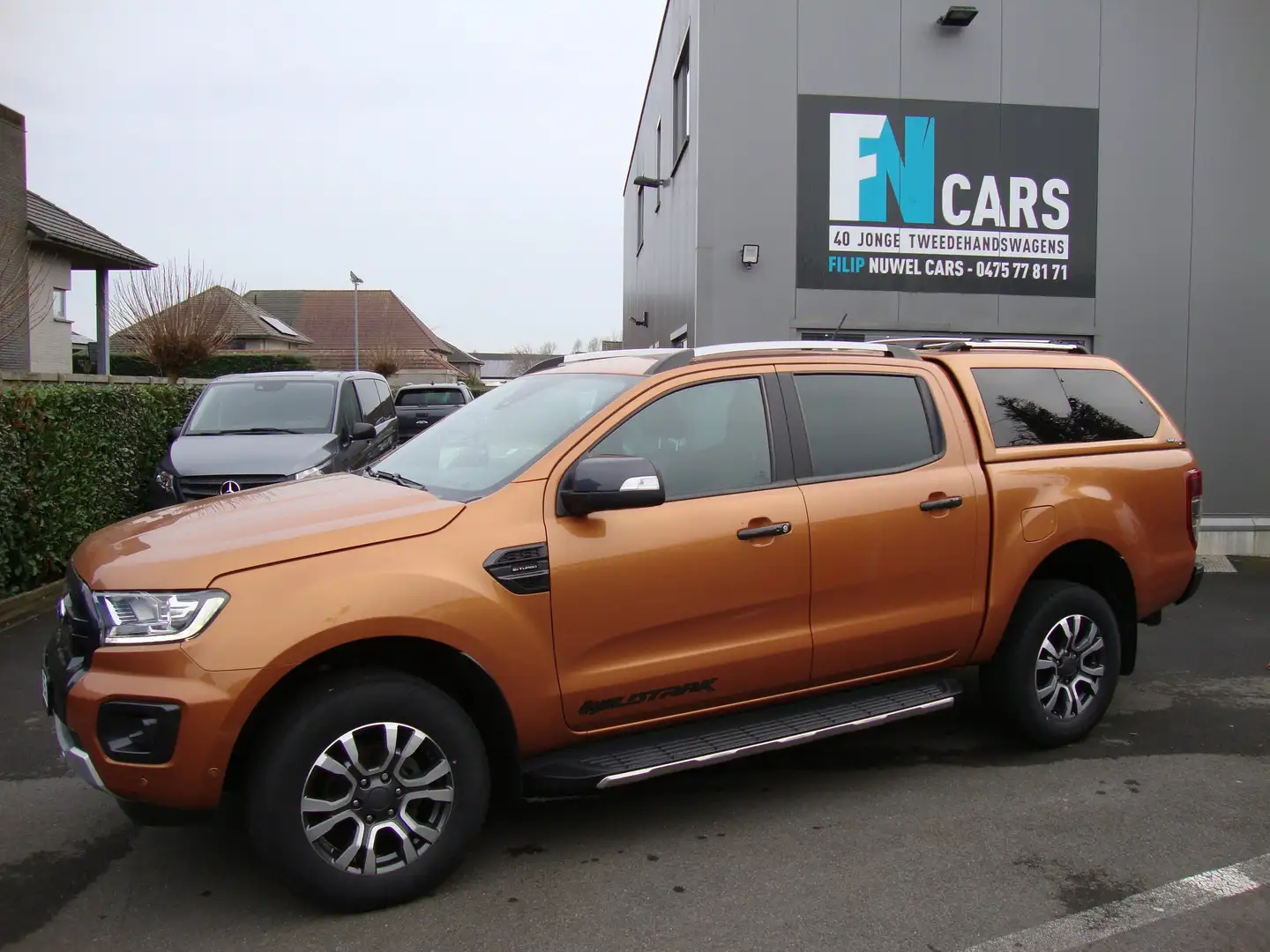 Ford Ranger 212pk, adaptiv cruise, rolplateau, btw, model 2020 Orange - 1