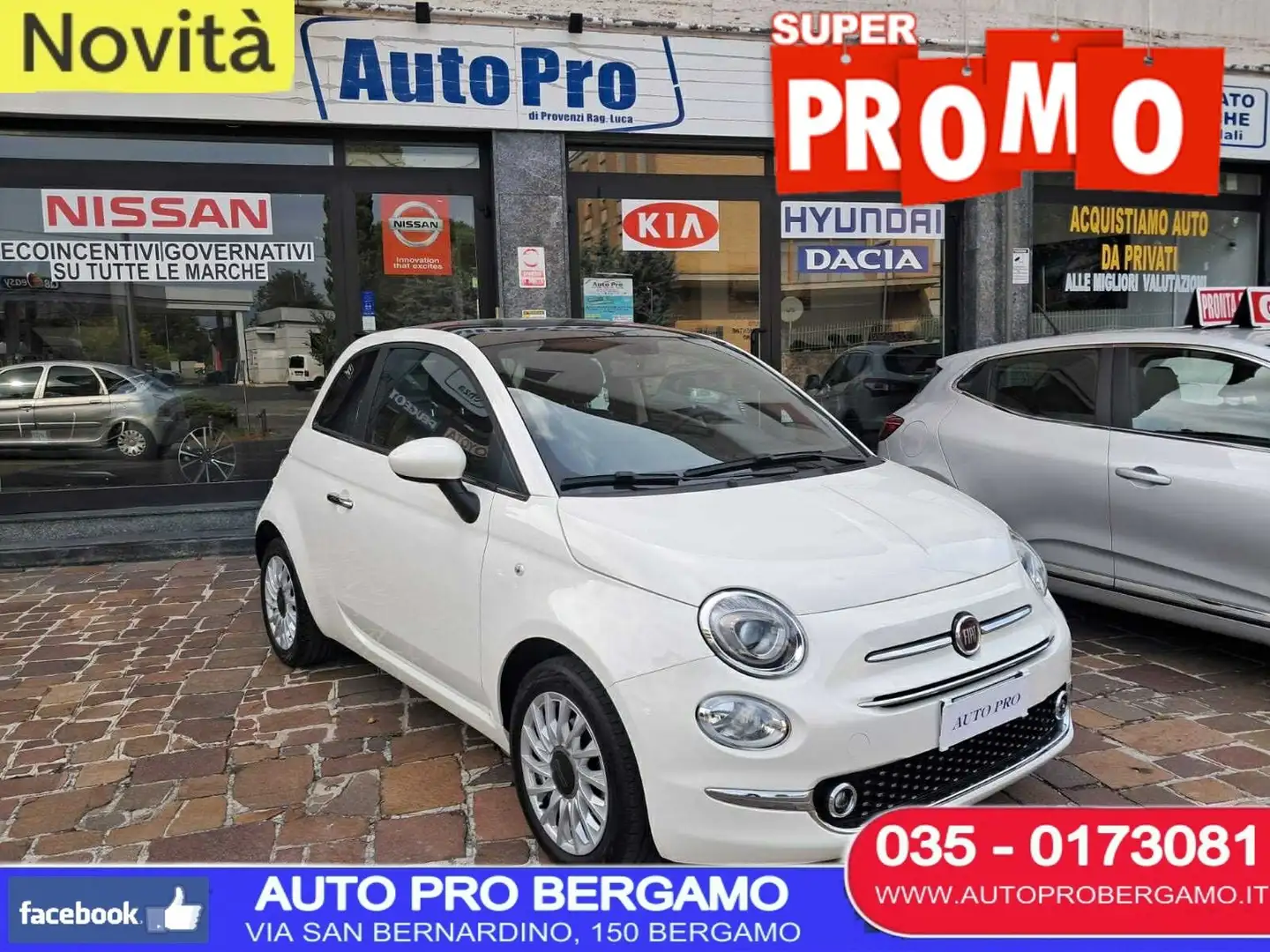 Fiat 500 500 1.0 hybrid Dolcevita 70cv SUPER PROMO Bianco - 1