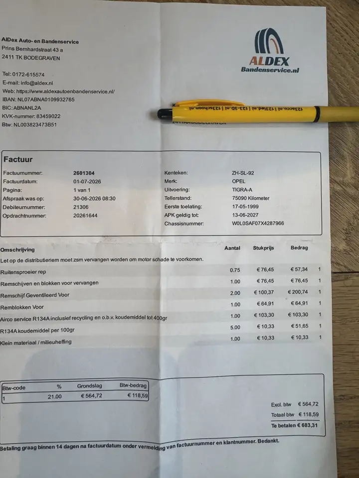 Opel Tigra 1.4i-16V AUT! 75.000 KM !! 21 jaar 1 eig !!, foto 10