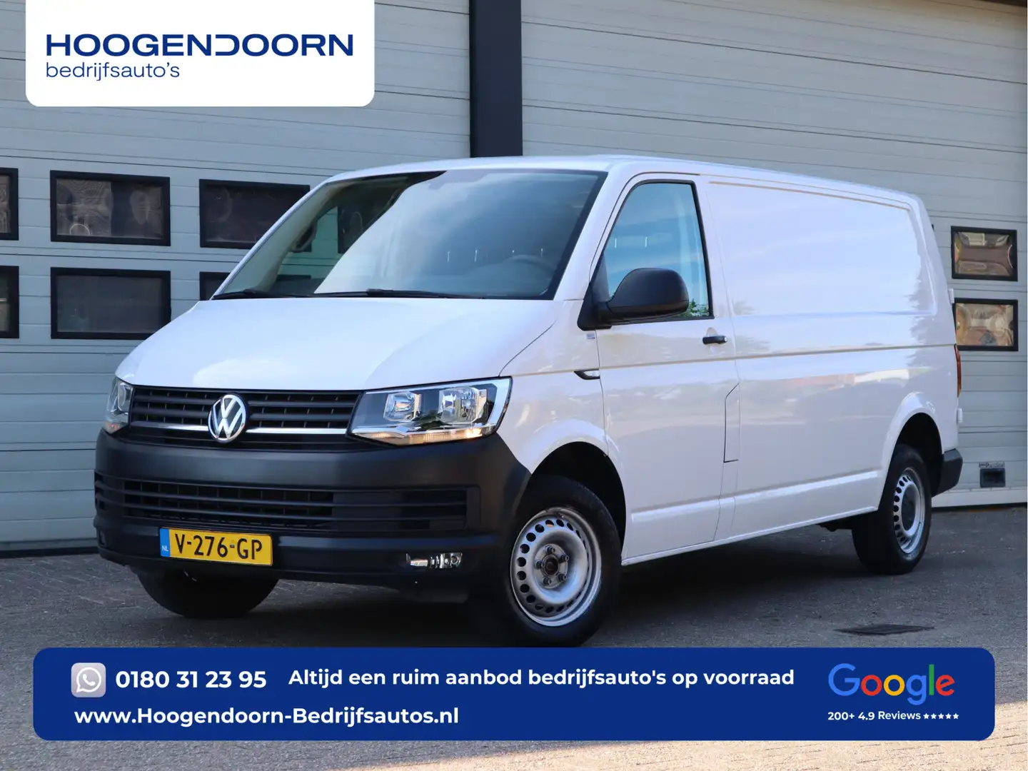 Volkswagen T6 Transporter 2.0 TDI 150pk Euro 6 Automaat L2 Lang - Airco - Tr Blanc - 1