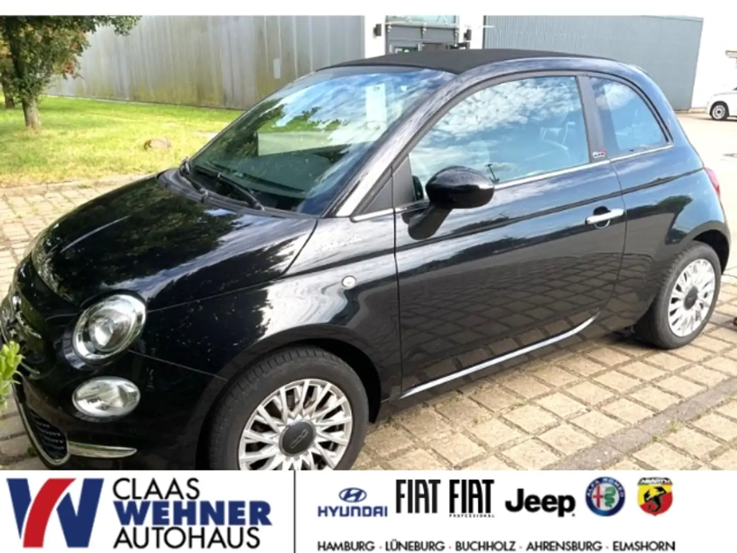 Fiat 500C DolceVita 1.0 Mild Hybrid EU6d UConnect Schwarz - 1