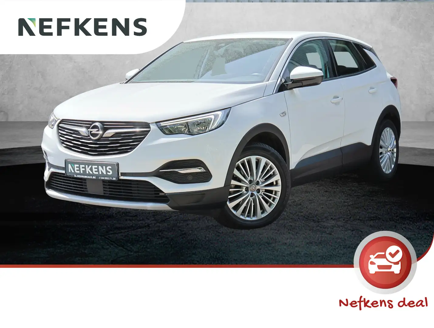 Opel Grandland X 1.2 130pk Business Executive | lederen bekleding m Wit - 1