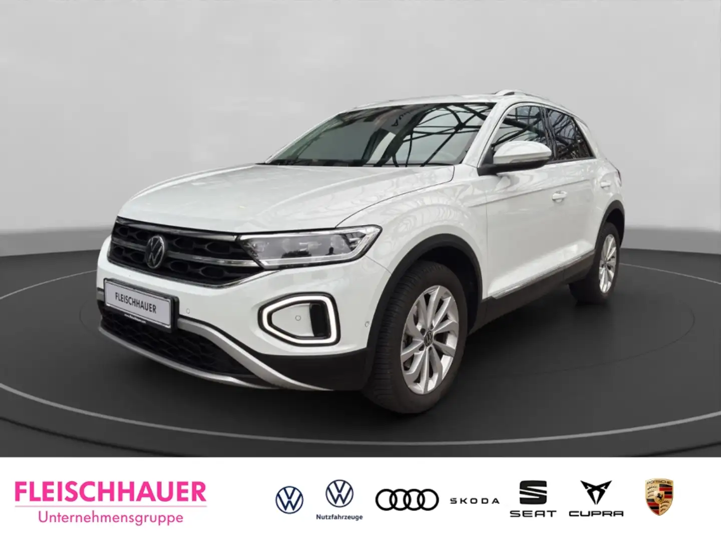 Volkswagen T-Roc Style 1.5 l TSI Digitales Cockpit Massagesitze LED Weiß - 1