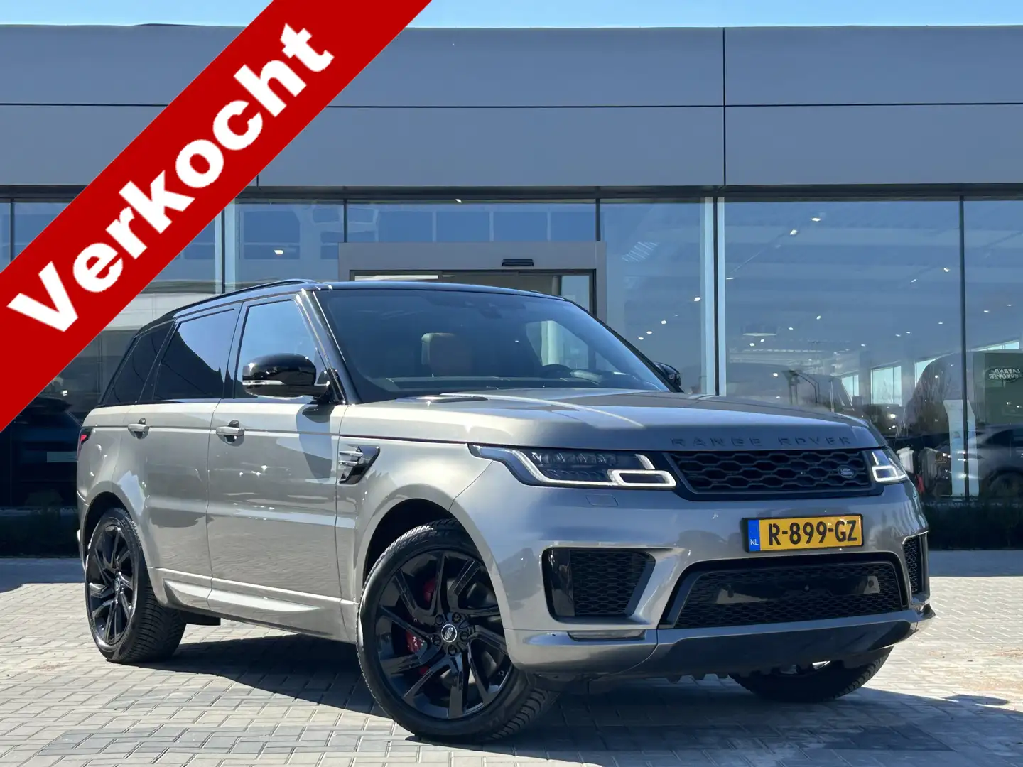 Land Rover Range Rover Sport P400e 404pk AWD HSE Dynamic | Tan (cognac) interie Grau - 1