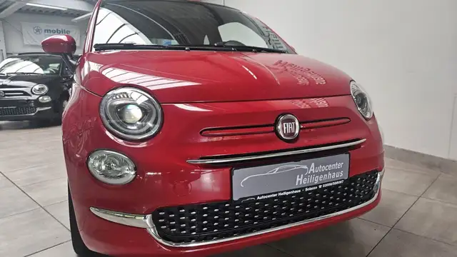 Fiat 500C Red Alu Allwetter Klimaautomatik AppCarPlay