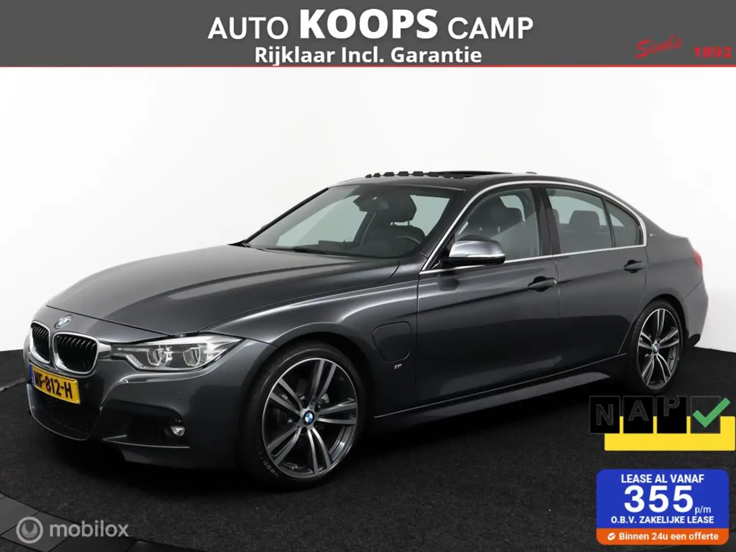 BMW 330 3-serie 330e Aut8 252 Pk High Executive M-Sport | Grijs - 1
