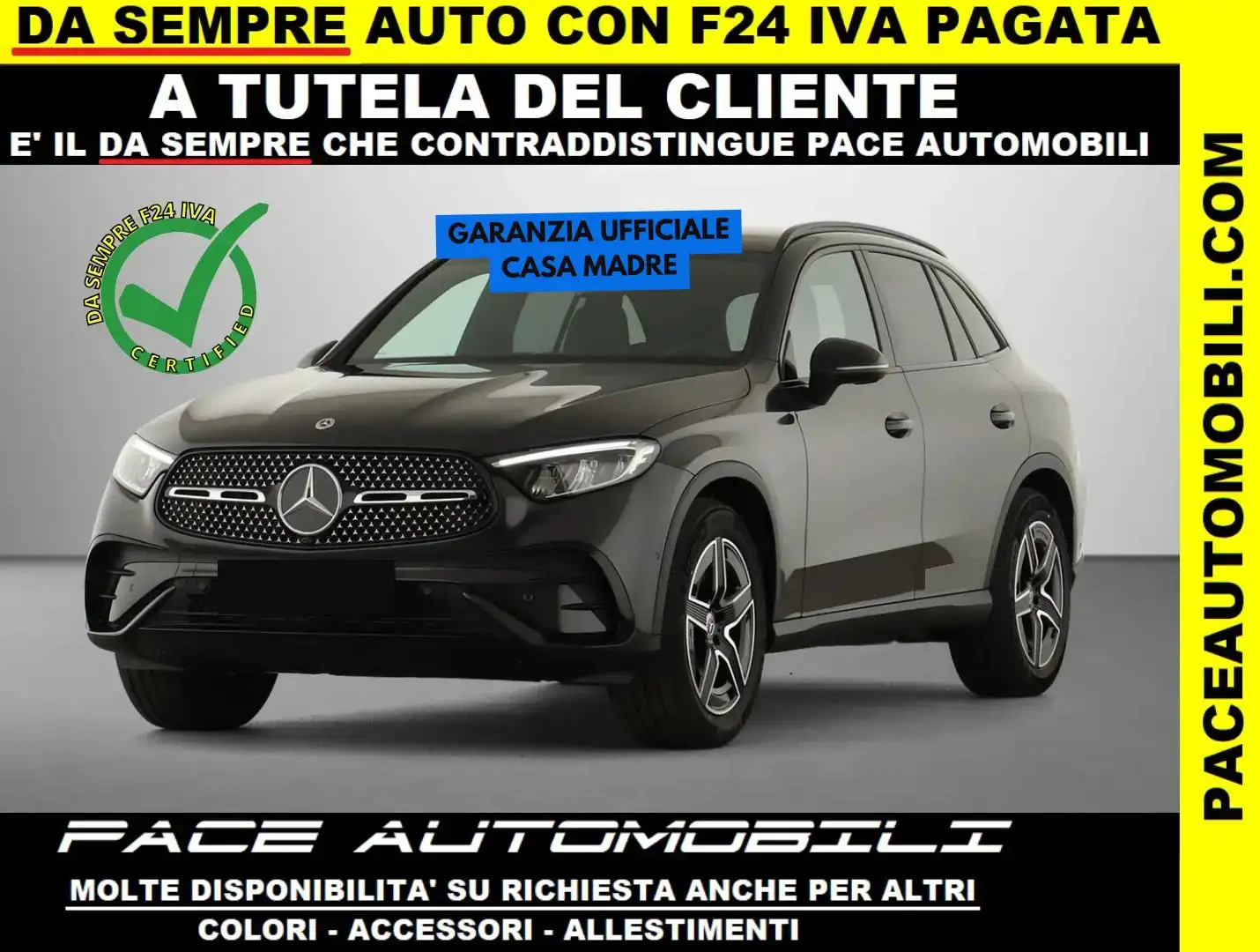 Mercedes-Benz GLC 200 4M PREMIUM AMG SPORT TETTO LED NAVI KAMERA 19" USB Nero - 1