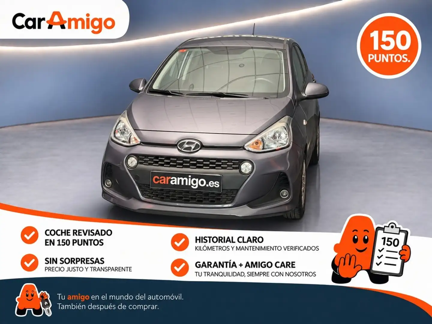 Hyundai i10 1.2 Tecno Gris - 1