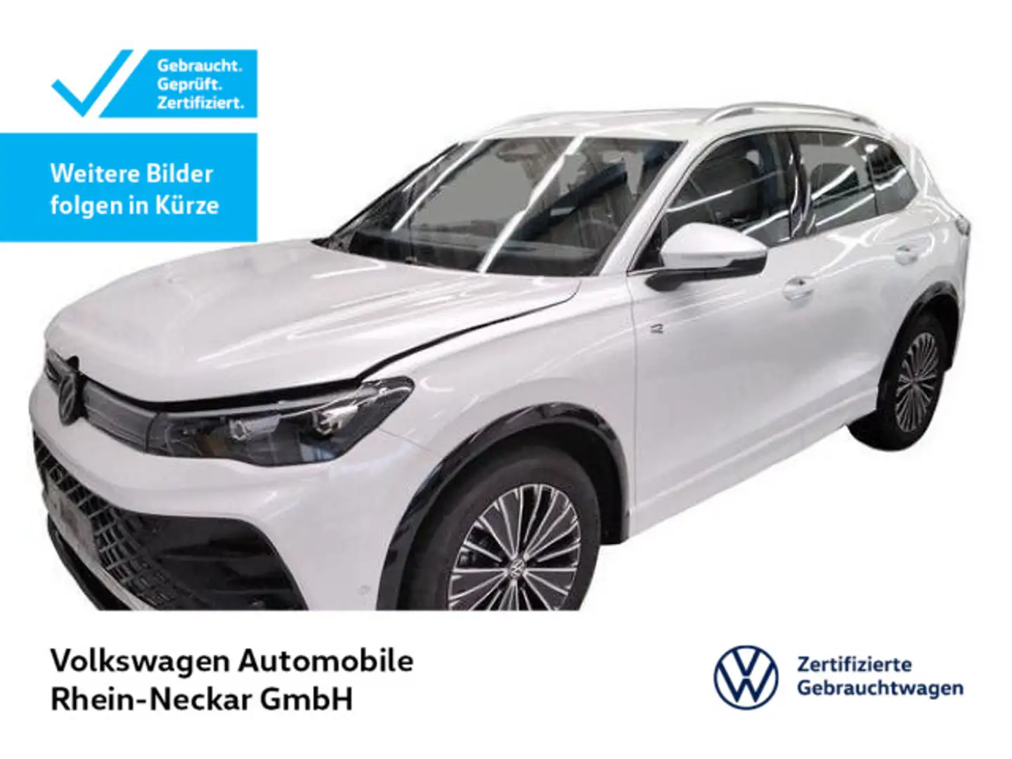 Volkswagen Tiguan 2.0 TDI R-Line DSG GAR2030 Navi AHK Kamer Weiß - 1