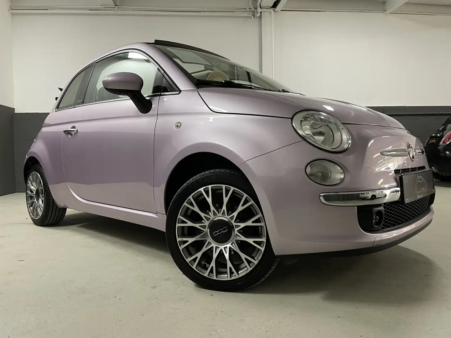 Fiat 500C Automatik 100PS RIESENAUSWAHL AN FIAT500!!! Violett - 2