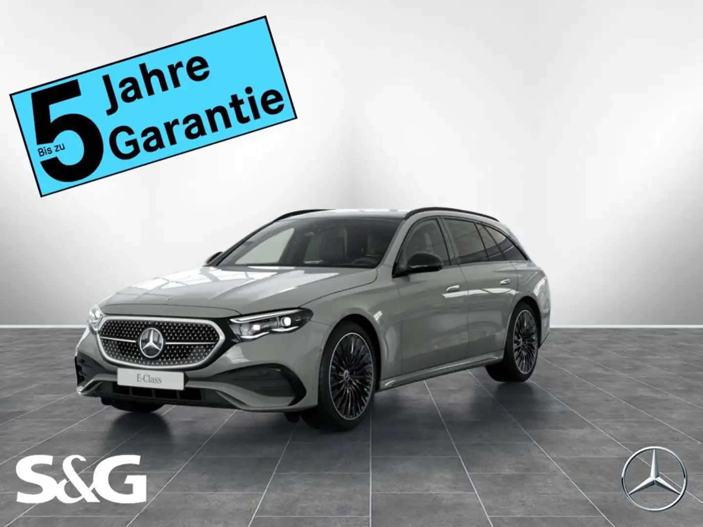 Mercedes-Benz E 450 d 4M T AMG MBUX+360°+DIG-LED+AHK+Standheiz Grau - 1