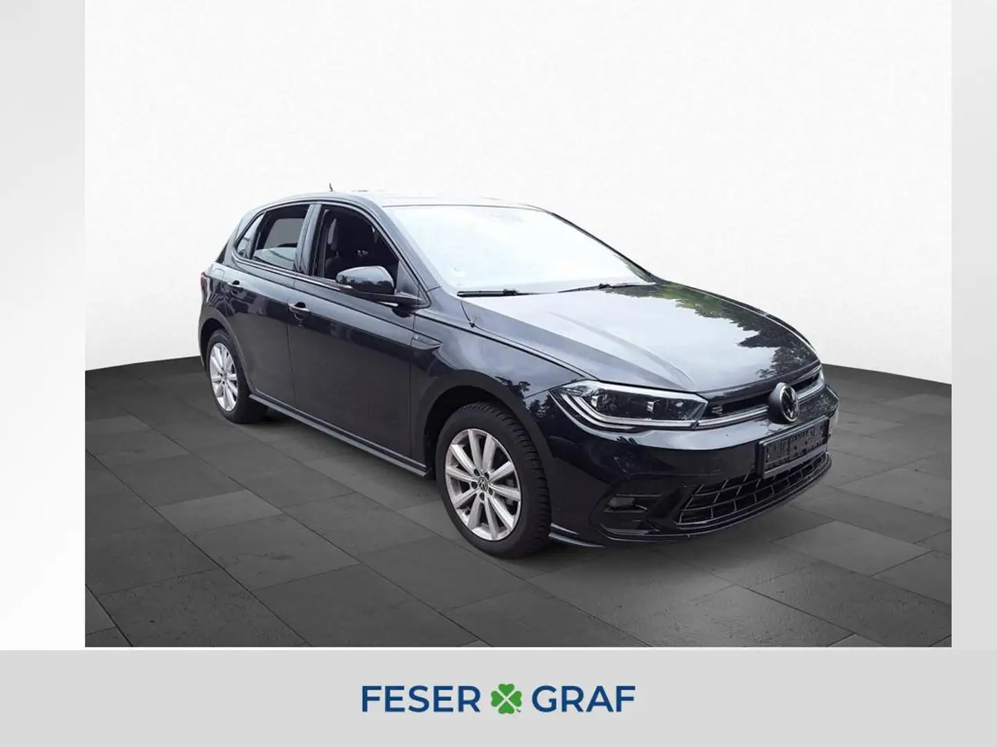 Volkswagen Polo 1.0 TSI DSG R-Line KAM NAVI ACC IQ.LIGHT Schwarz - 1
