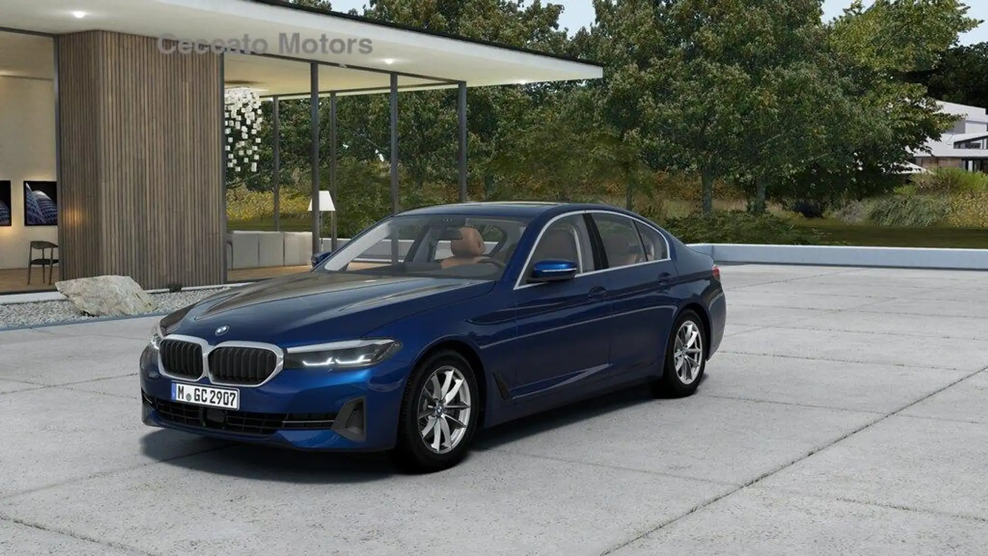 BMW 520 d mhev 48V Business auto Blu/Azzurro - 1