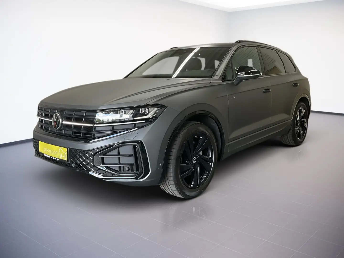 Volkswagen Touareg R-LINE BLACK 286PS MATRIX.NAVI.AHK.LEDER.LUFT.STAN Gris - 2