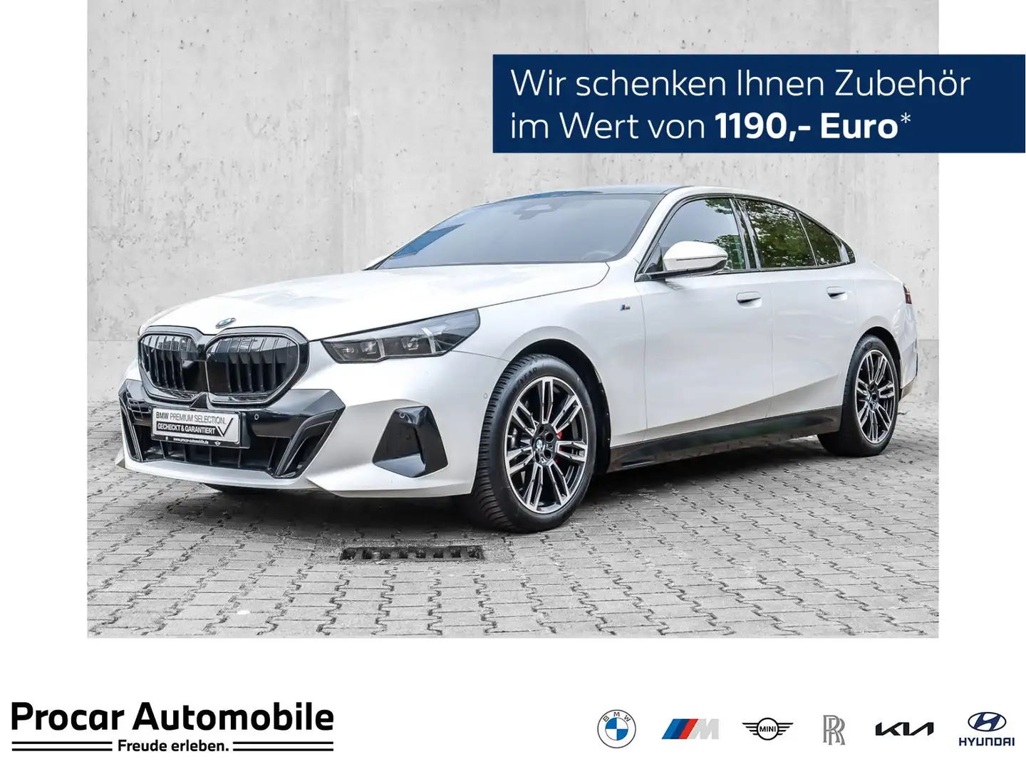 BMW 520 i M Sport Pro Pano H/K Sitzbel. DA+ Pa+ Bianco - 1