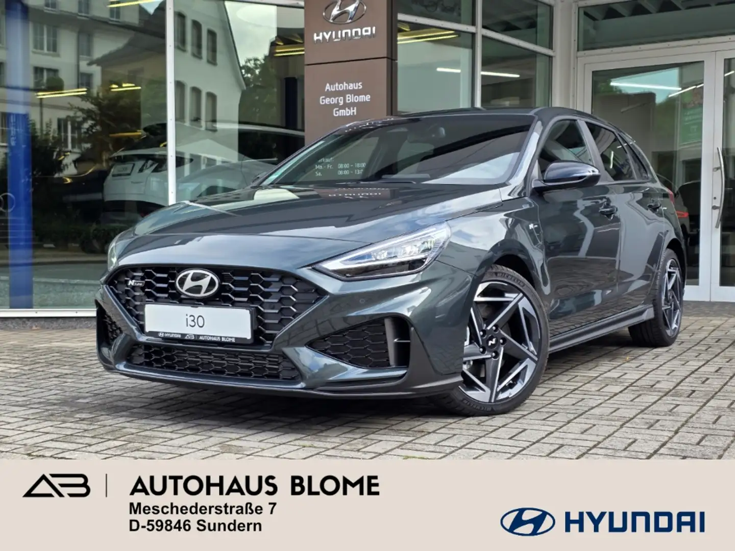 Hyundai i30 1.5 T-GDI 7-DCT N LINE, Navi, Voll-LED, Kamera, PD Grün - 1