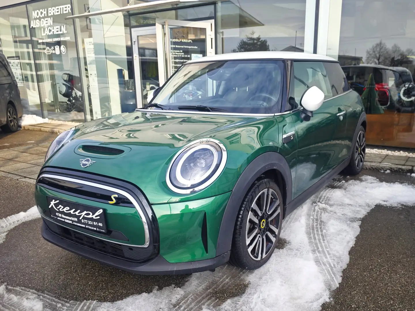 MINI Cooper SE 32,6kWh Aut. Erstbesitz NP €39.148,- Grün - 1