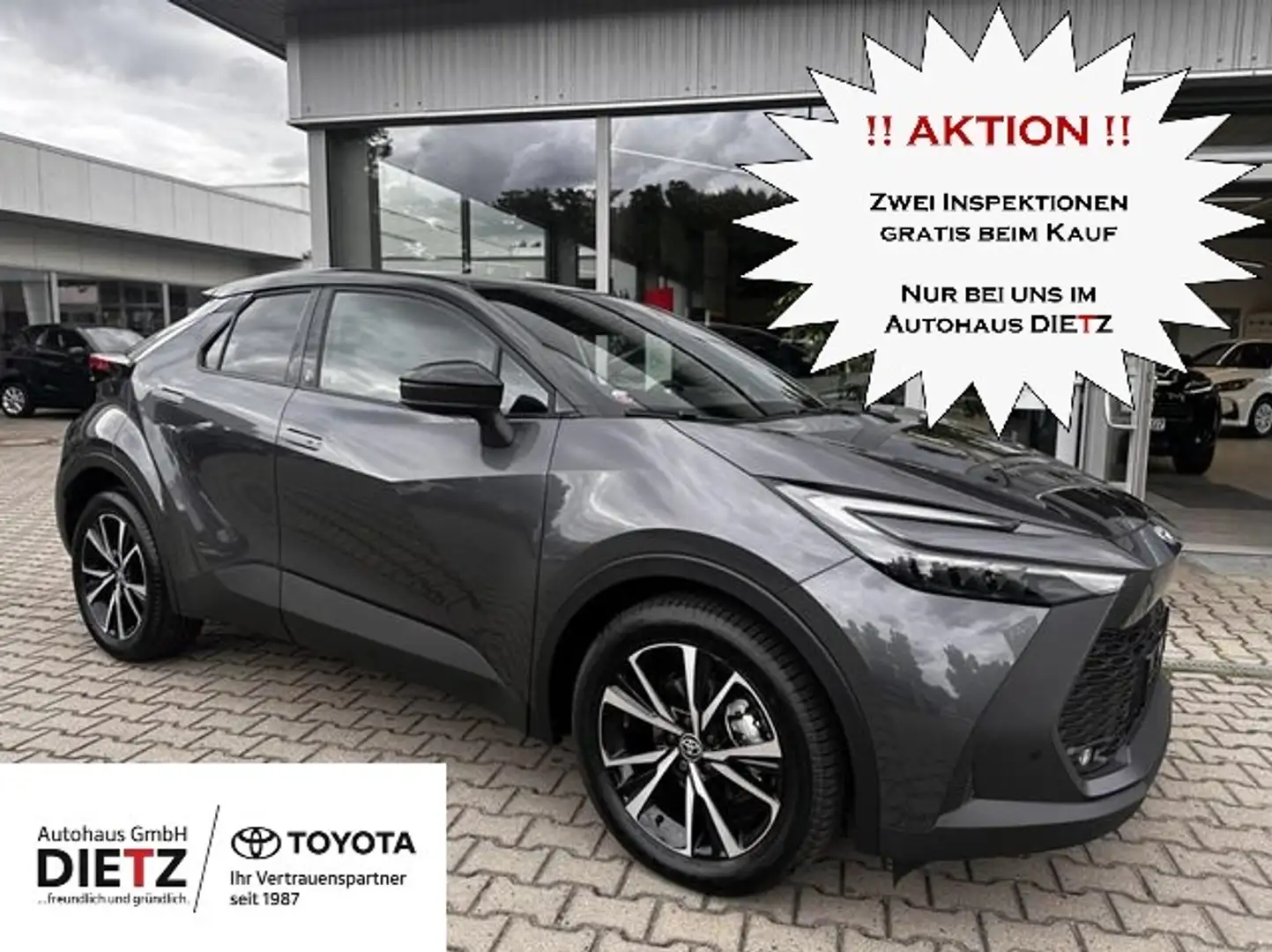 Toyota C-HR 2.0 Hybrid Team D*LED*ACC*NAVI*KAM*TOTW Grijs - 1