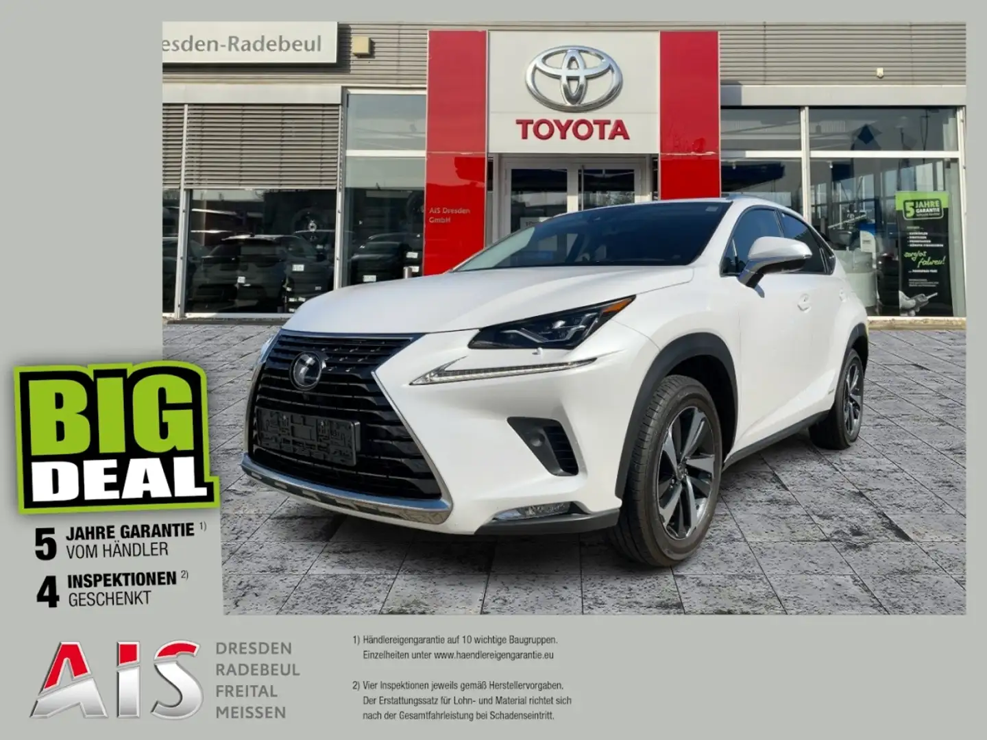 Lexus NX 300 h Luxury Line HUD*4xSHZ*Navi*Leder*Standh. Blanc - 1