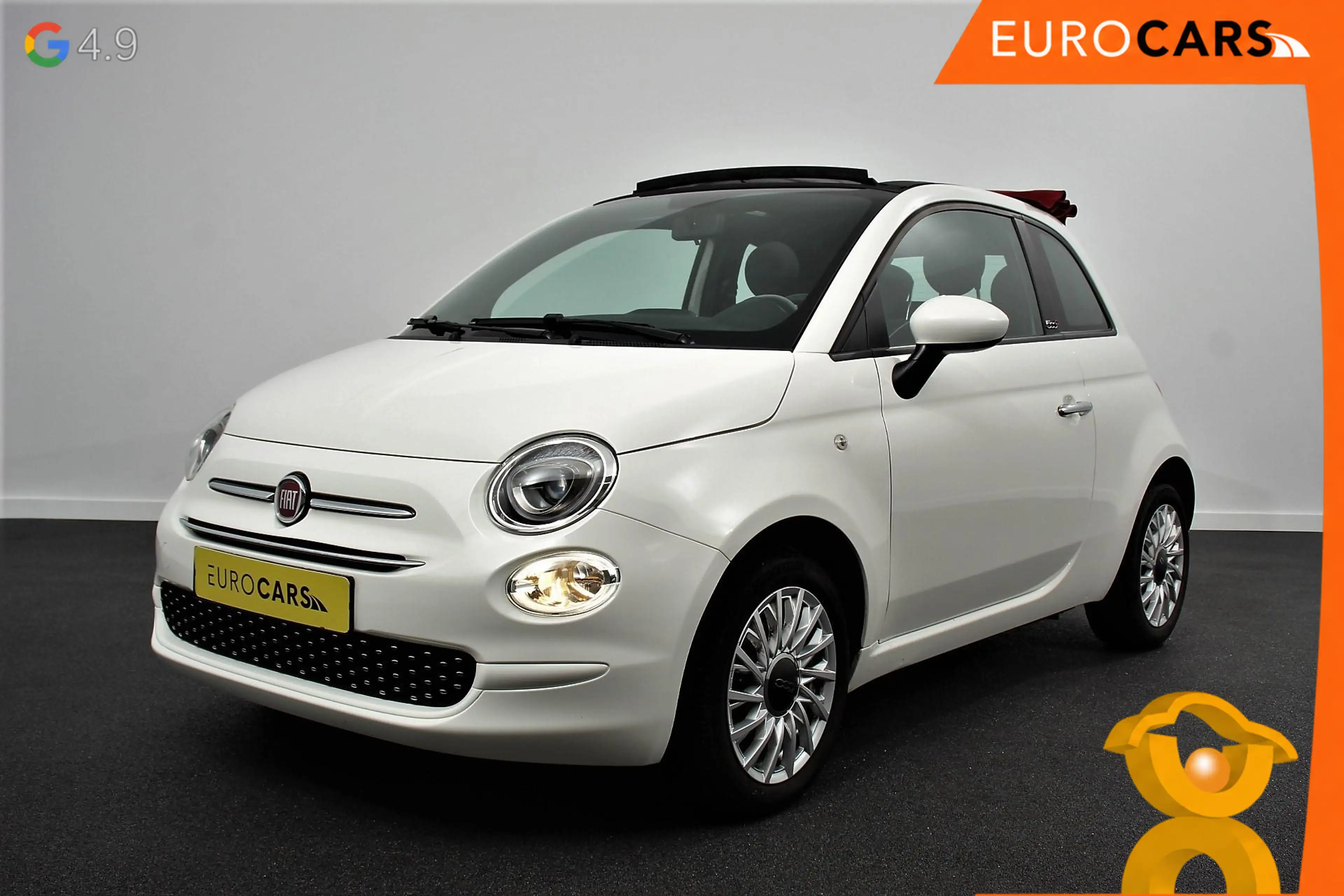 Fiat 500C 1.2 Automaat Lounge Cruise Control Navigatie Airco