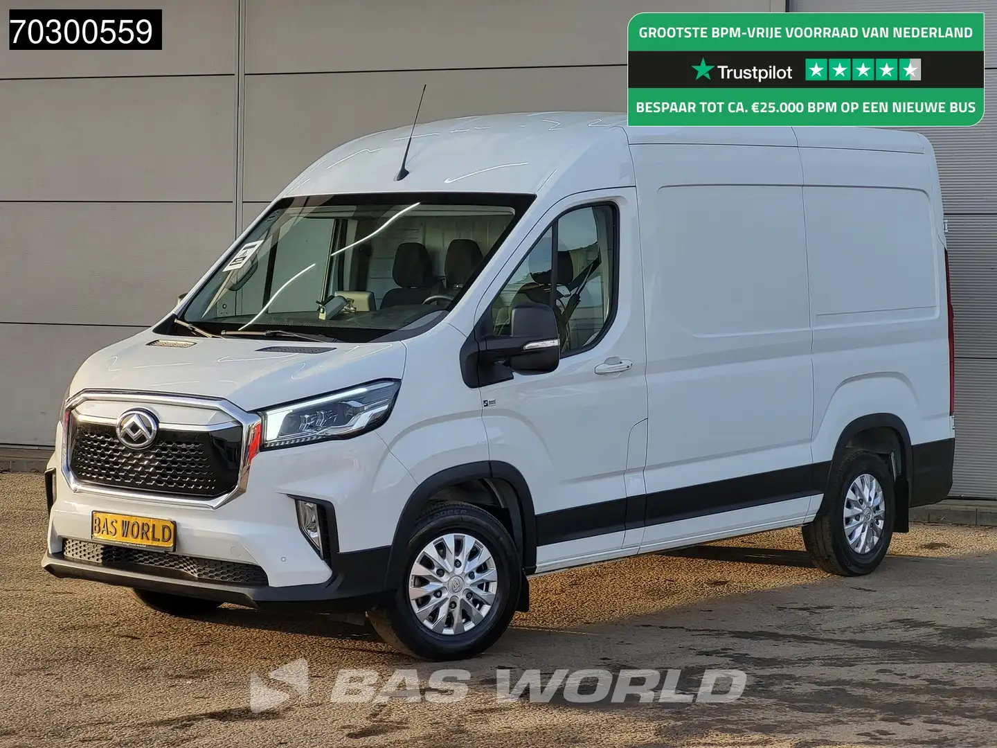 Maxus eDeliver 9 Elektrisch 280km WLTP 72kWh L2H2 204pk Airco Cruis Wit - 1