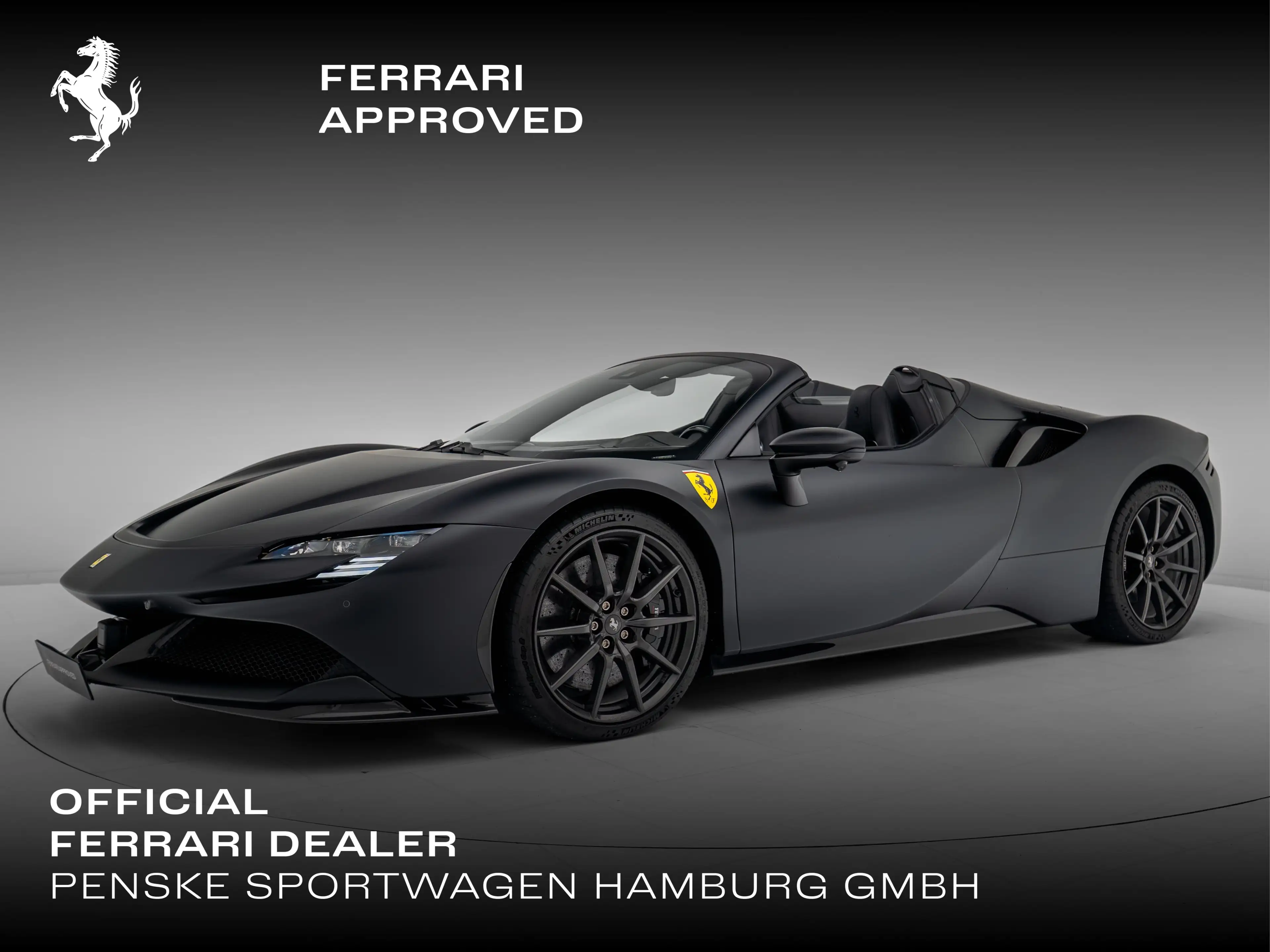 Ferrari SF90 Spider NERO OPACO - FERRARI HAMBURG