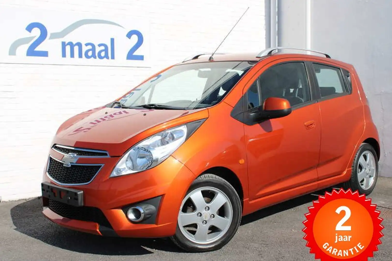 Chevrolet Spark 1.2i met 2 JAAR garantie=UNIEK in België Orange - 1