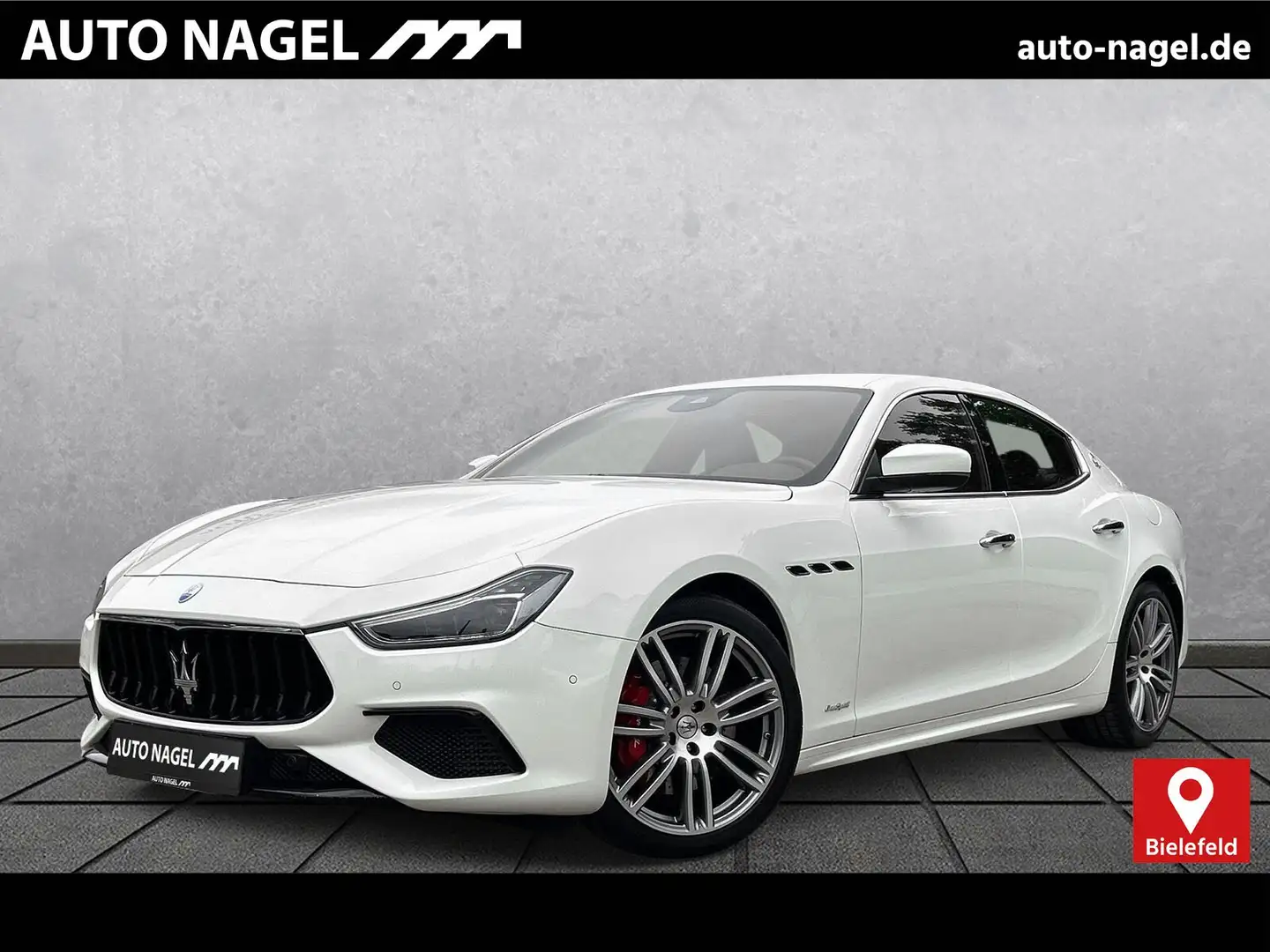 Maserati Ghibli Ghibli GranSport S Q4'*24M MASERATI-GW-GARANTIE Weiß - 1