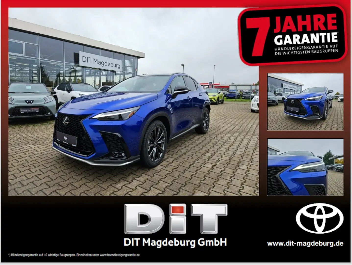 Lexus NX 450h+ 4x4 F Sport Pano, 360°, Sitzlüftung Blauw - 1