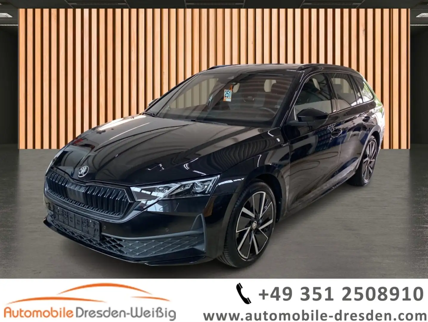 Skoda Octavia Combi 2.0TDI DSG Sportline Facelift*Pano Schwarz - 1