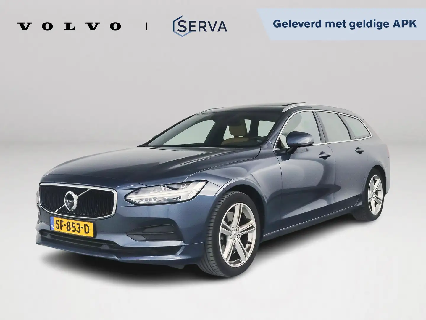Volvo V90 T5 Aut. Momentum | Panoramadak | 360° camera | Sto Blauw - 1