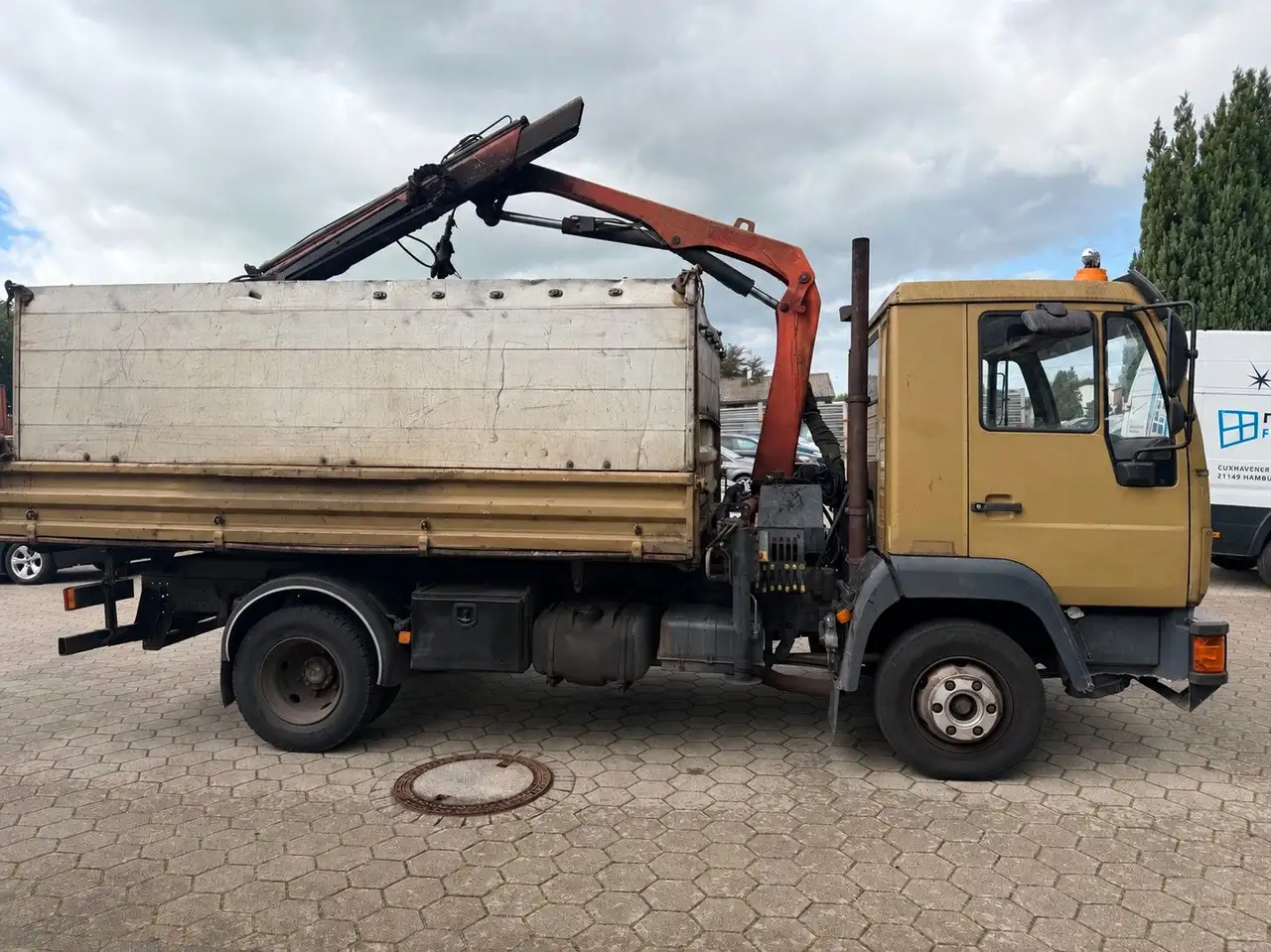 MAN L2000 Meiler 3- Seiten Kipper Kran Palfinger, foto 5