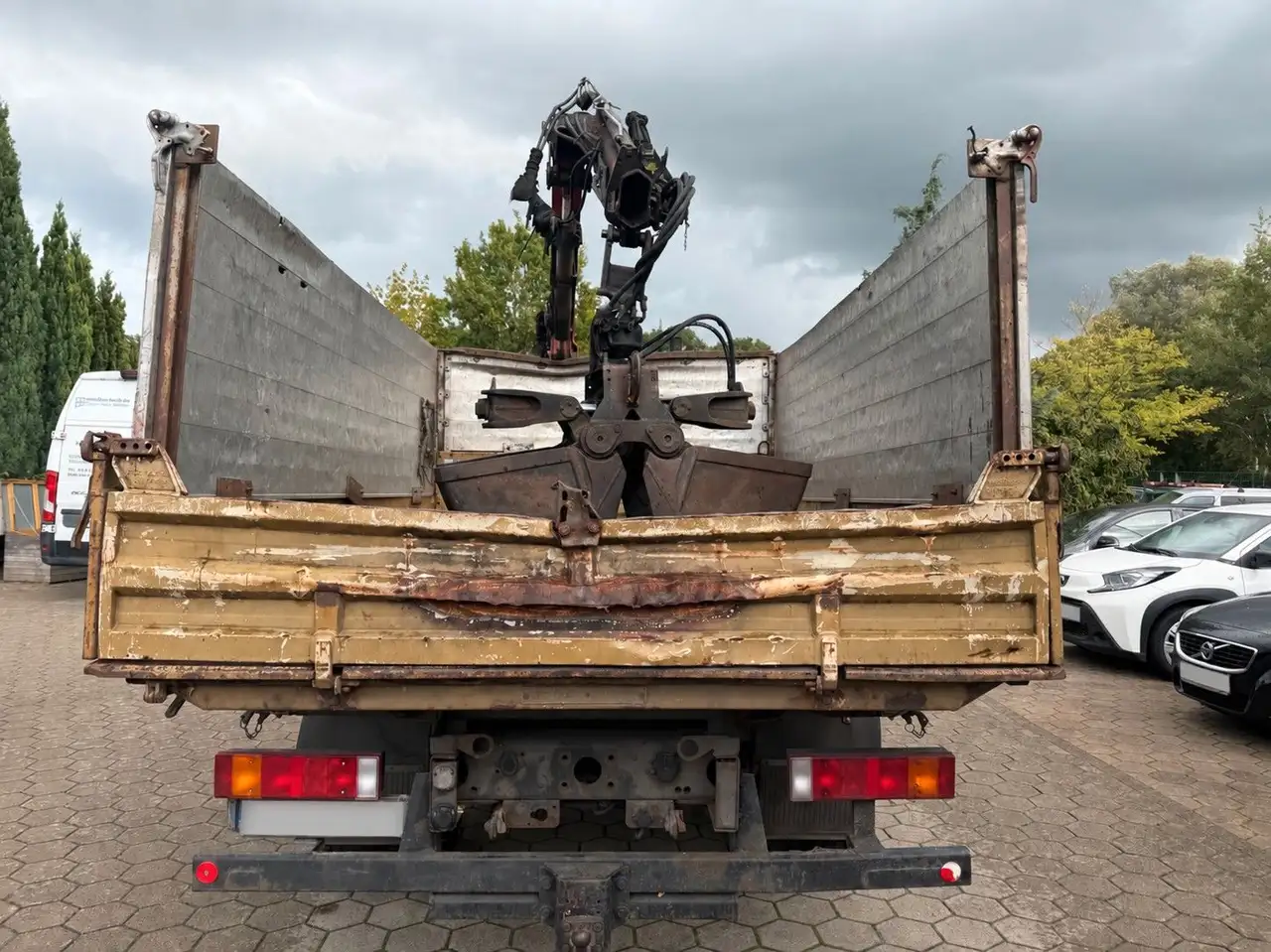 MAN L2000 Meiler 3- Seiten Kipper Kran Palfinger, foto 4
