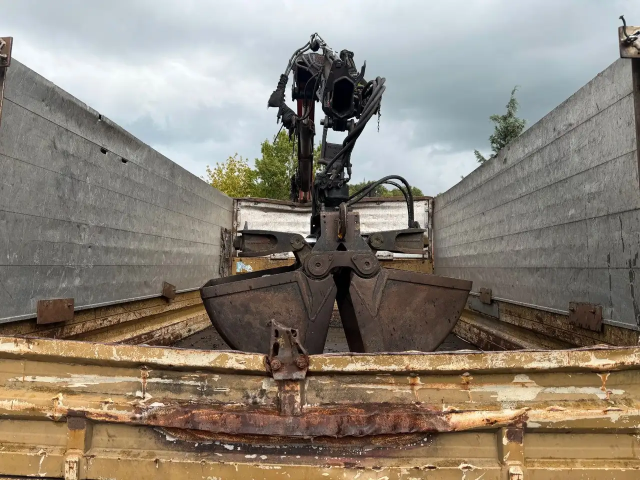 MAN L2000 Meiler 3- Seiten Kipper Kran Palfinger, foto 9